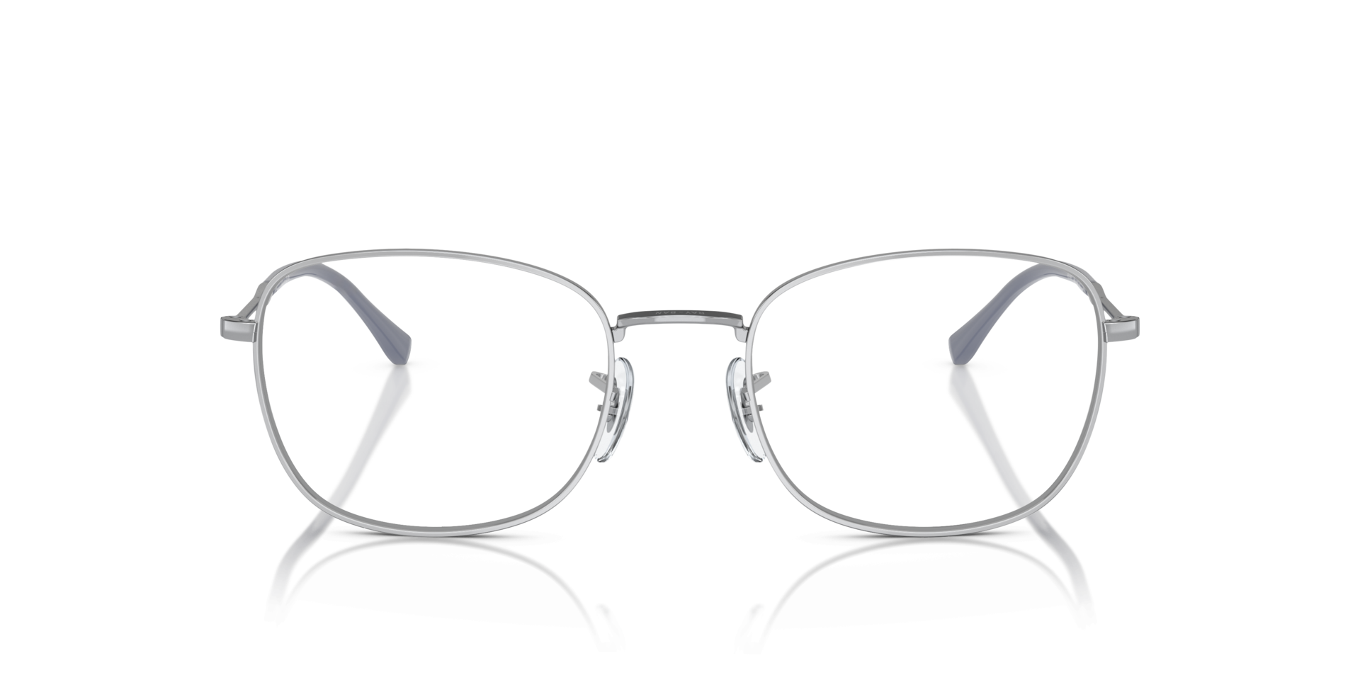 RB6497 Silver MetalEyeglass Frames for Glasses Direct, Front View