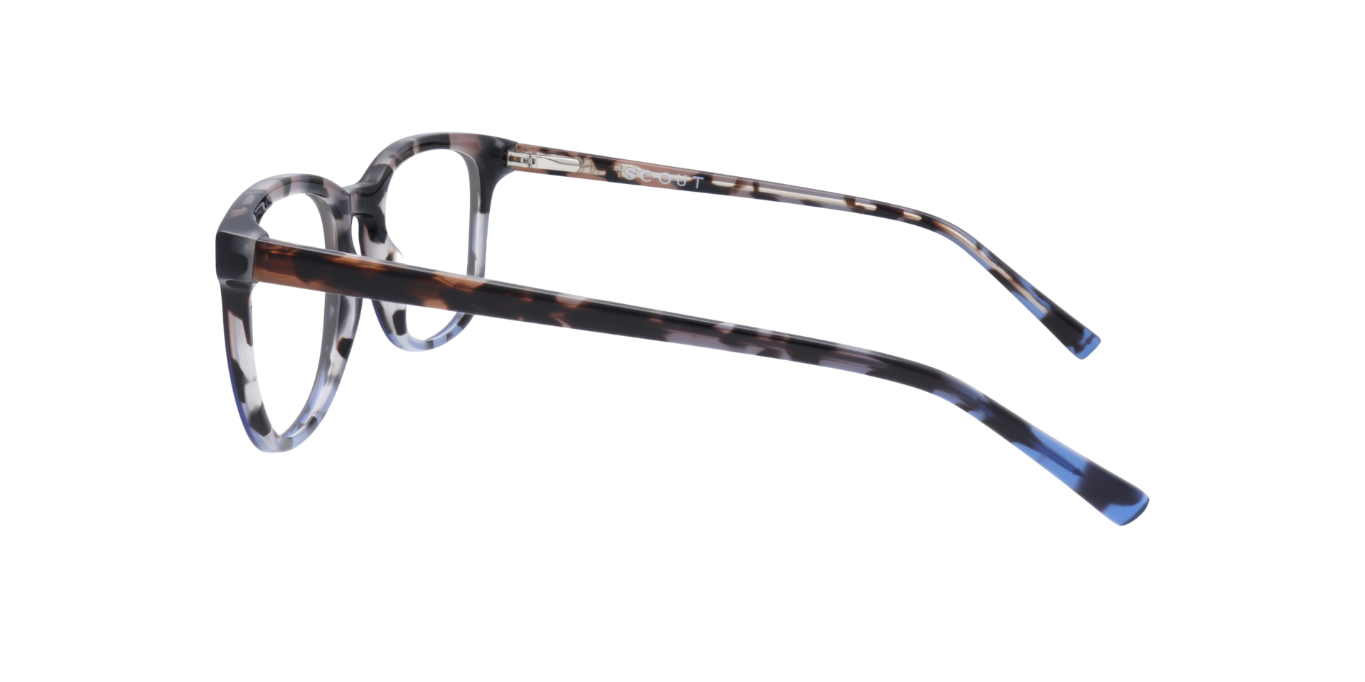 Daniella Brown AcetateEyeglass Frames for Glasses Direct, Side View