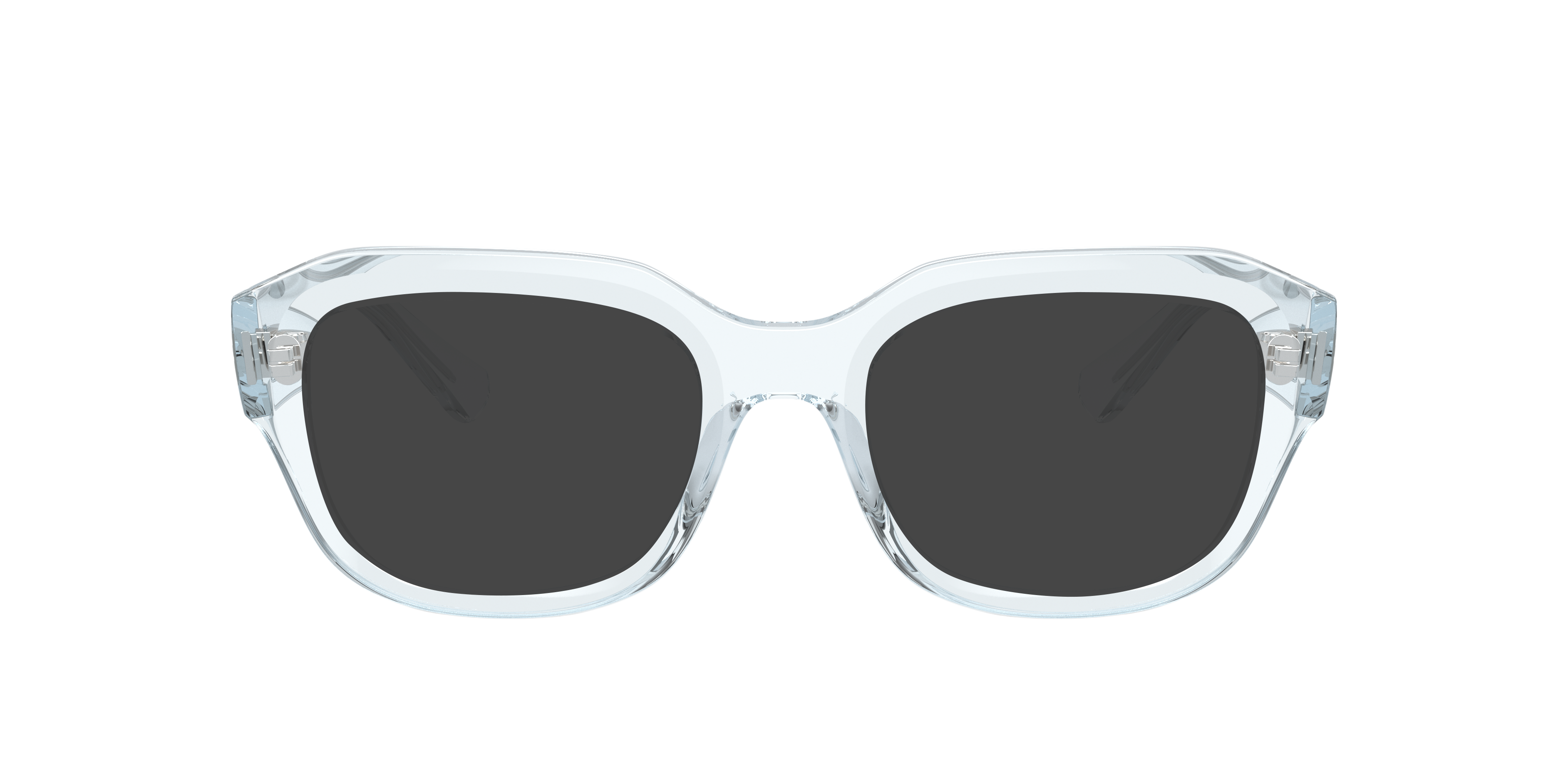RB7225 Transparent Light Blue PlasticSunglass Frames for Glasses Direct, with Tinted Lenses