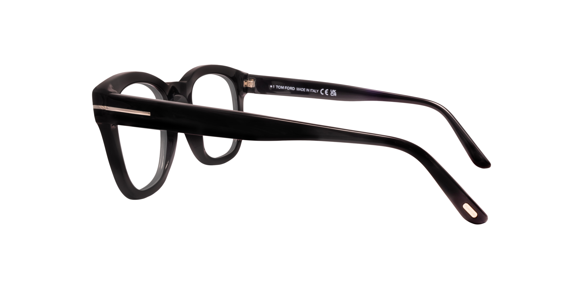 FT5542-B Black Shiny AcetateEyeglass Frames for Glasses Direct, Side View