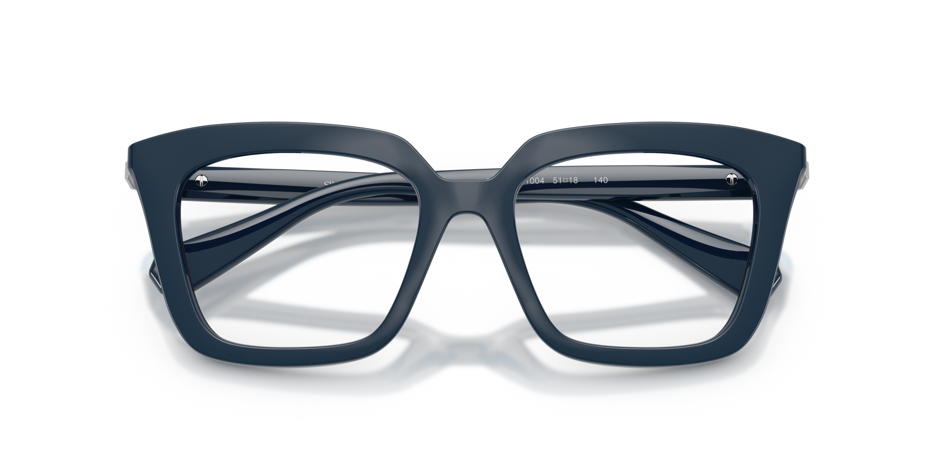 SK2043 Blue PlasticEyeglass Frames for Glasses Direct, Closed View