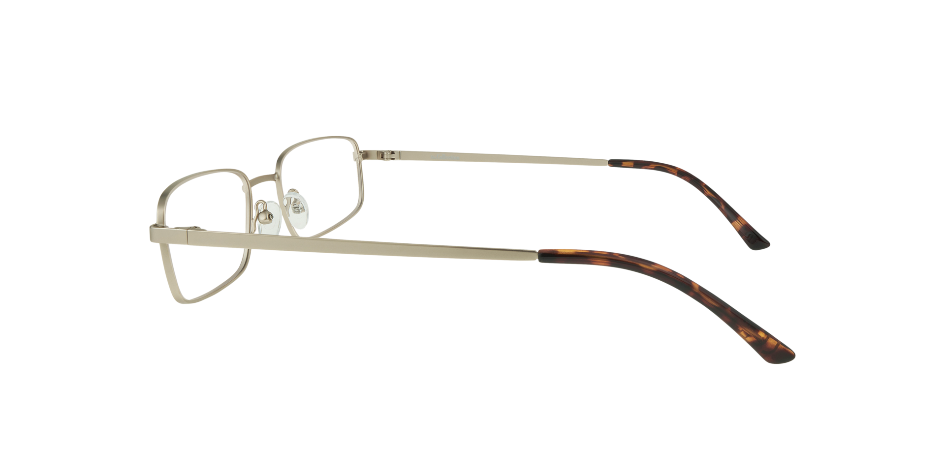 Lance Light Gold & Havana MetalEyeglass Frames for Glasses Direct, Side View