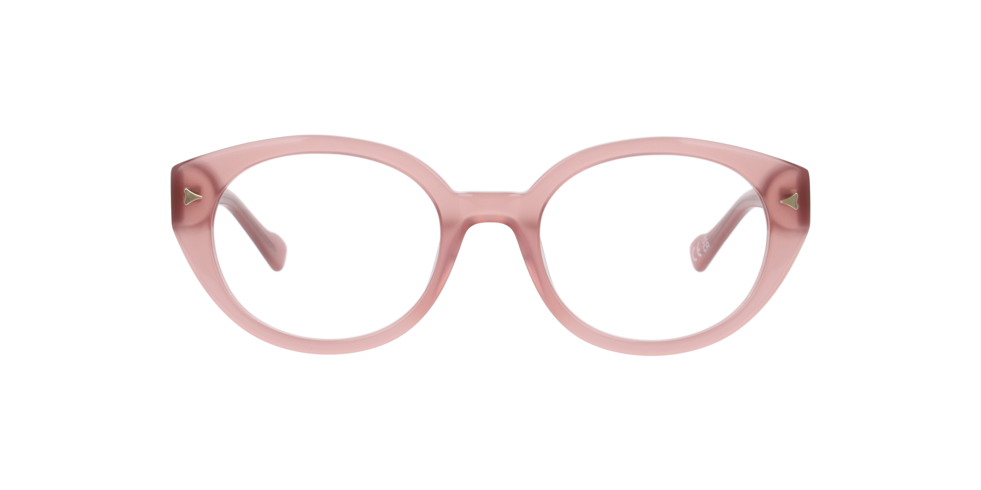 Melody Milky Pink AcetateEyeglass Frames for Glasses Direct, Front View