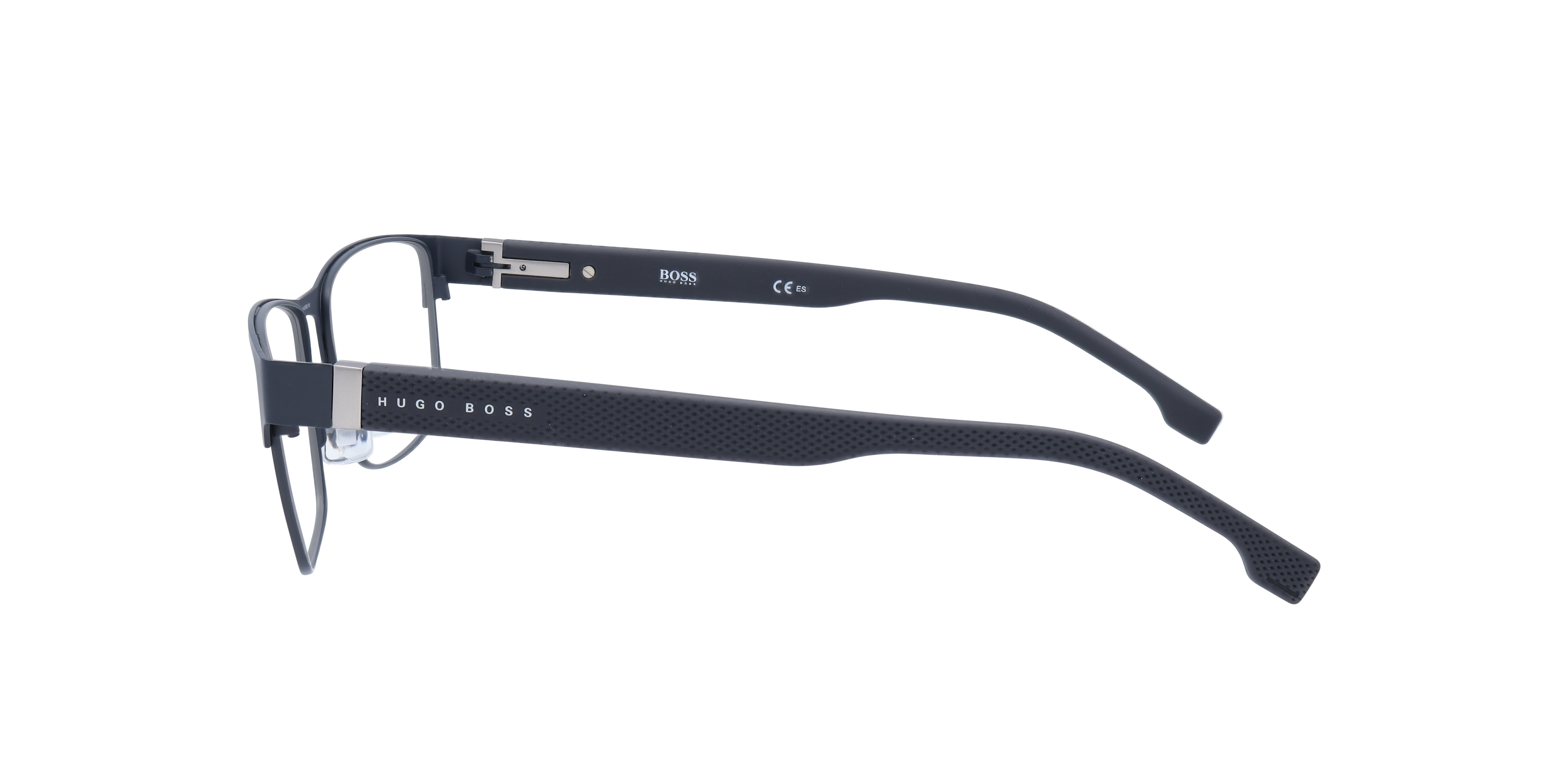 BOSS 1040 Gunmetal MetalEyeglass Frames for Glasses Direct, Side View