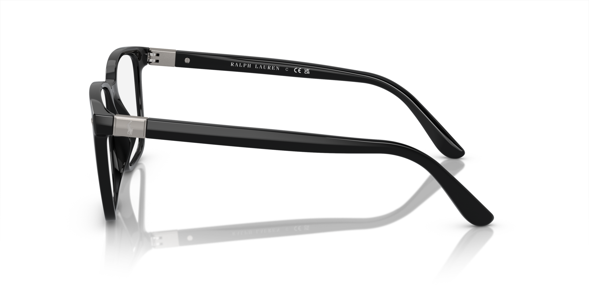 PH2271U Shiny Black PlasticEyeglass Frames for Glasses Direct, Side View