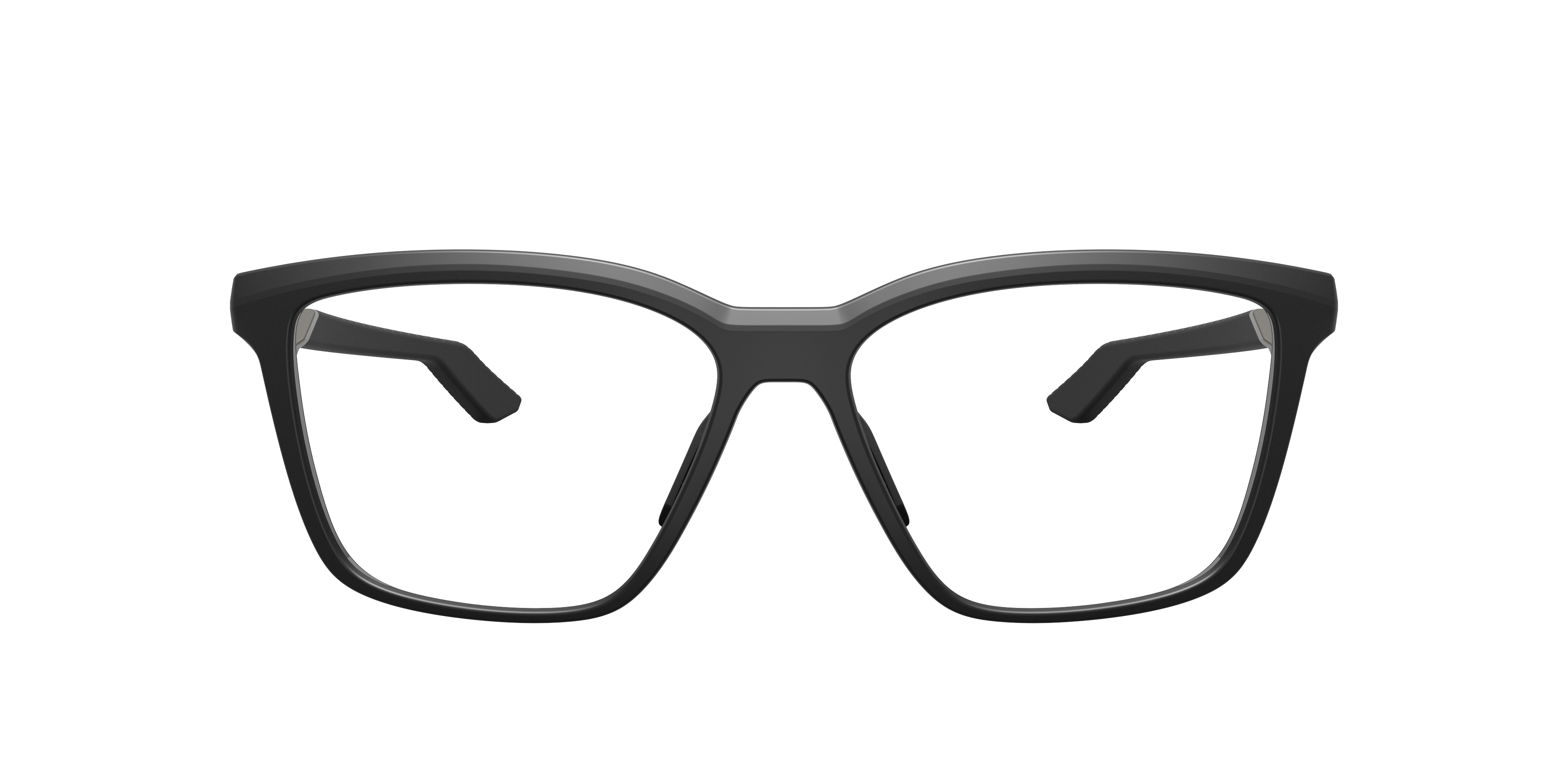 Glasses Direct ™ -Enigma Mass - Square Satin Black Frame Eyeglasses