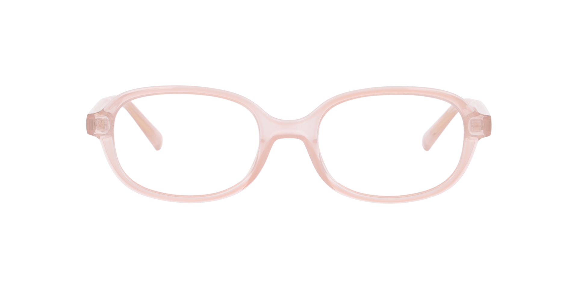 Nicola Milky Pink PlasticEyeglass Frames for Glasses Direct, Front View