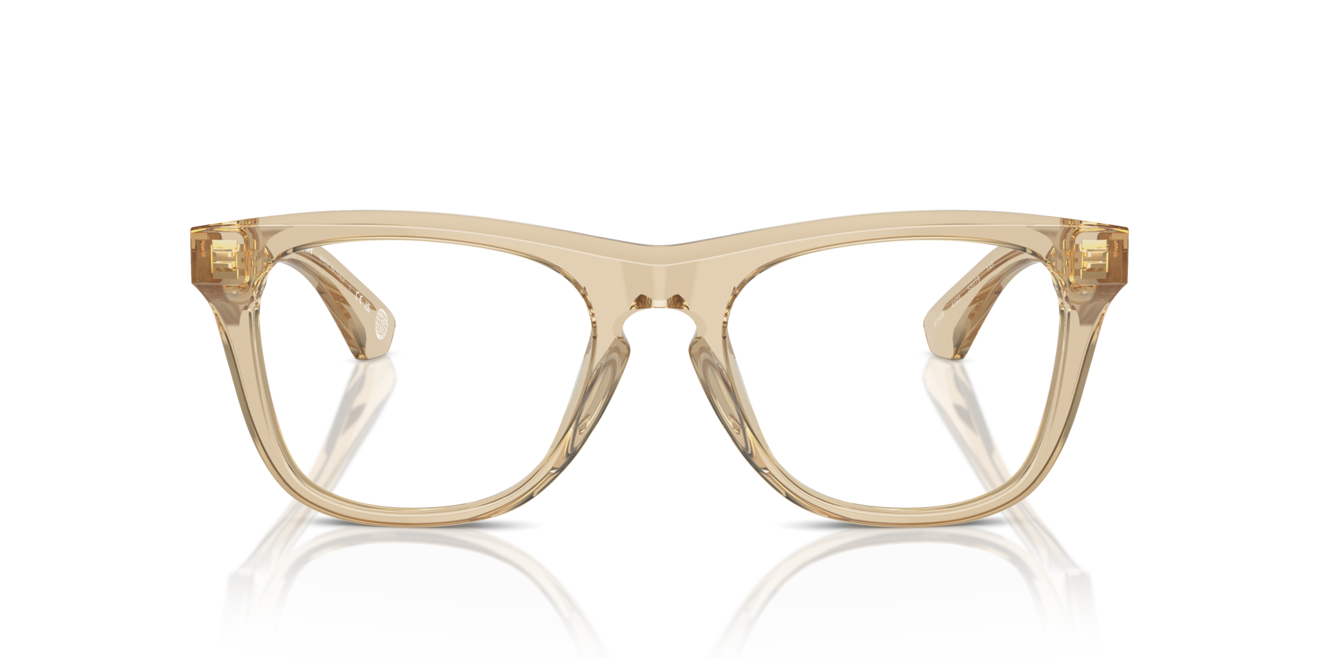BE2409 Beige AcetateEyeglass Frames for Glasses Direct, Front View