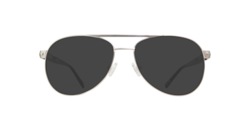 Matte Silver Jenson -  Metal Sunglasses