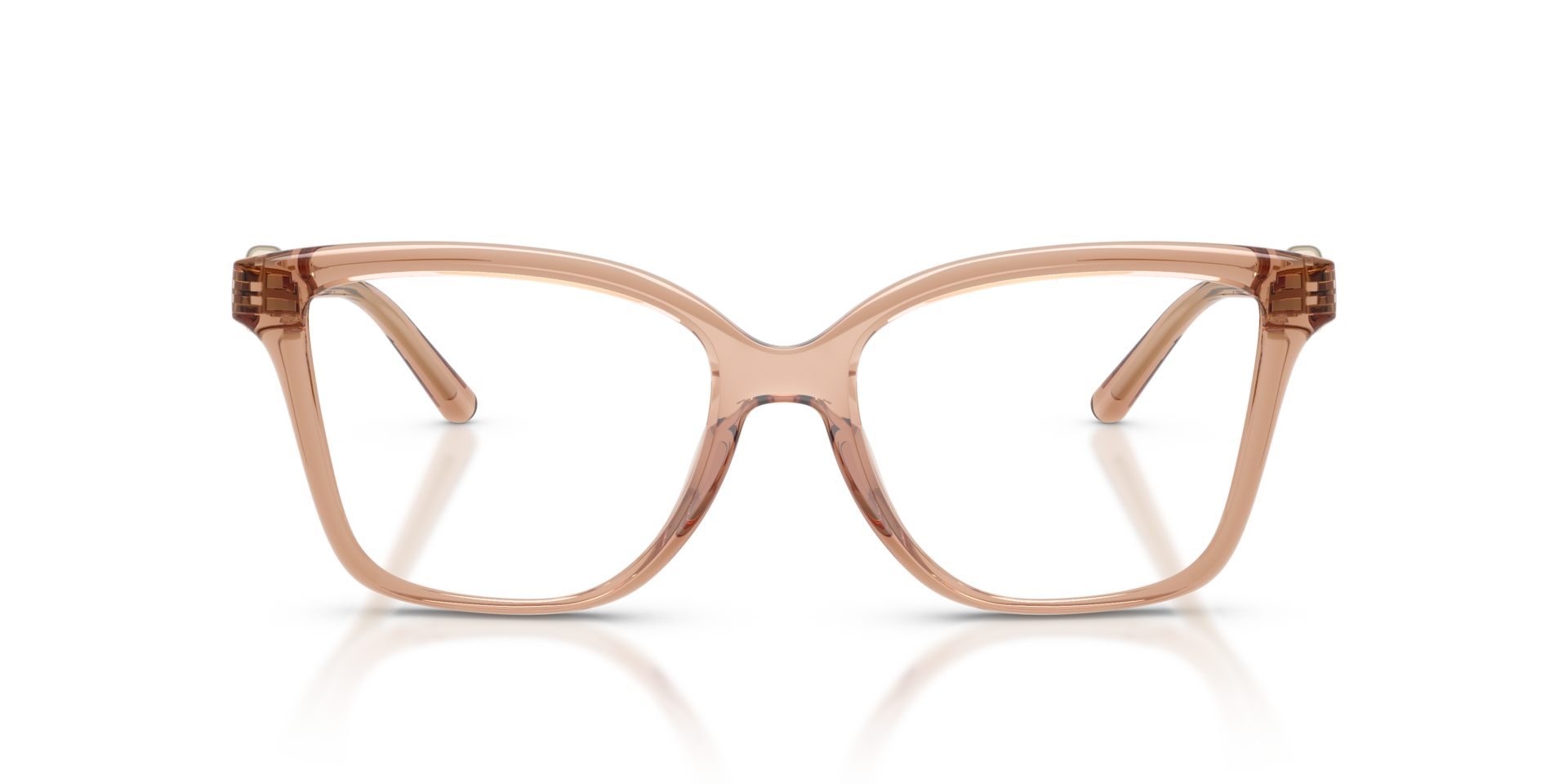 MK4180U Light Brown Transparent PlasticEyeglass Frames for Glasses Direct, Front View