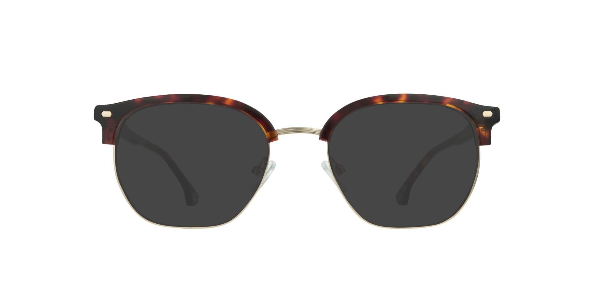 Keegan Havana & Shiny Gold MetalEyeglass Frames for Glasses Direct, with Tinted Lenses