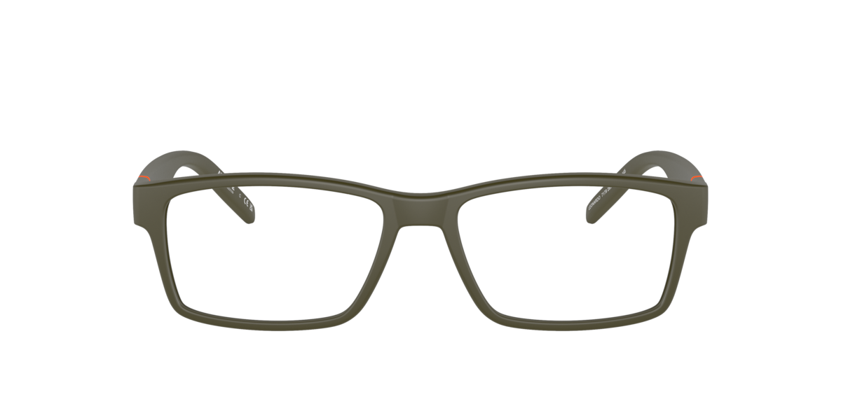 Photos - Glasses & Contact Lenses Arnette Matte Military Green rectangle Plastic eyeglasses Online - Full Rim - AN7179 