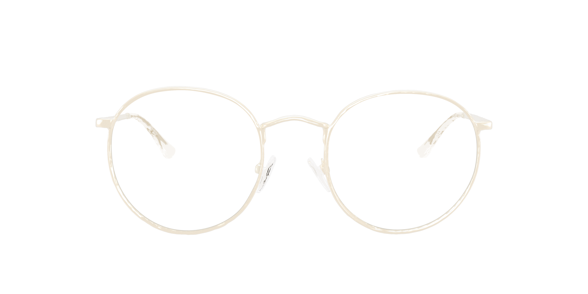 Moon Gold MetalEyeglass Frames for Glasses Direct, Front View