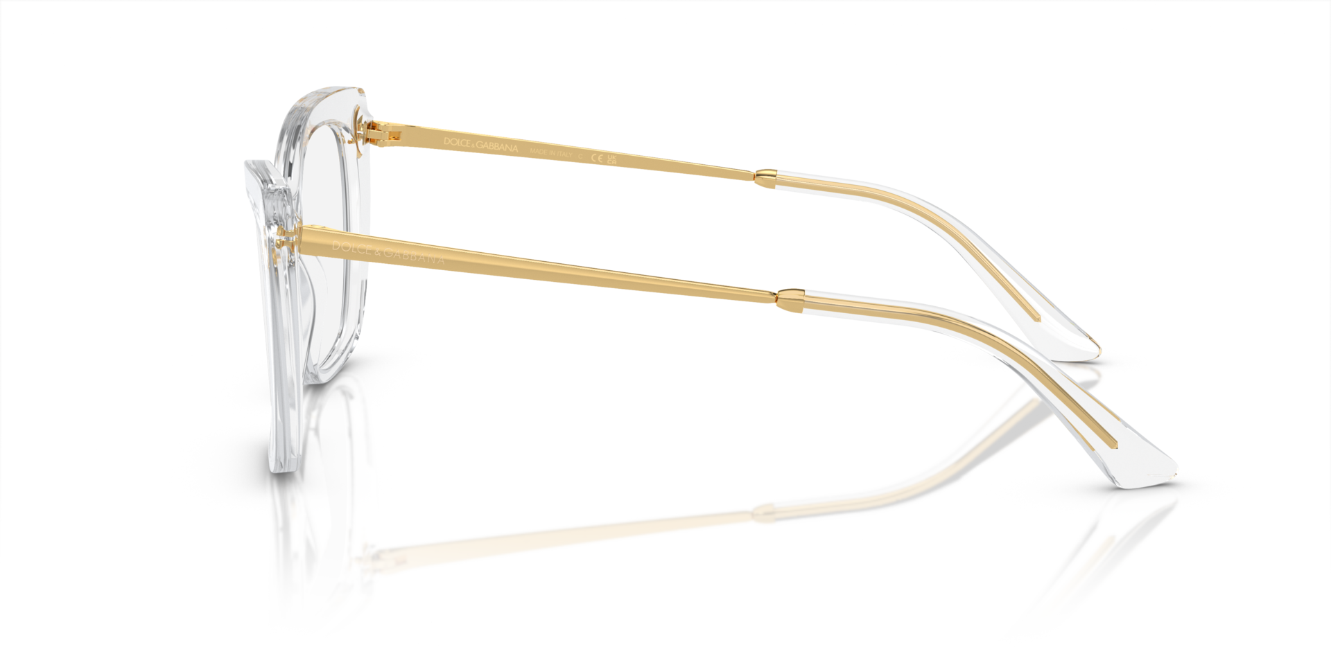 DG3348 Crystal AcetateEyeglass Frames for Glasses Direct, Side View
