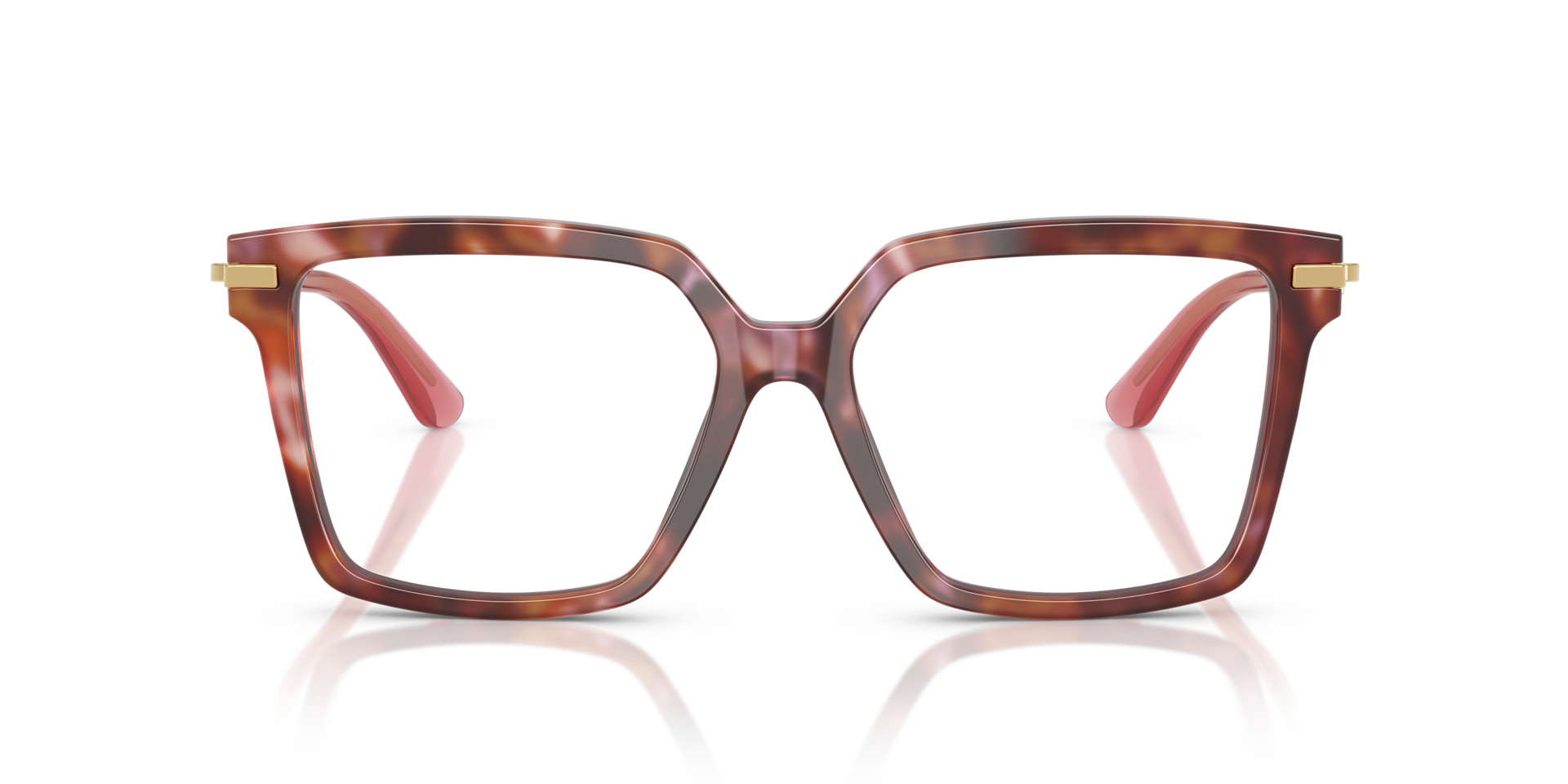 DG3397 Havana Brown AcetateEyeglass Frames for Glasses Direct, Front View