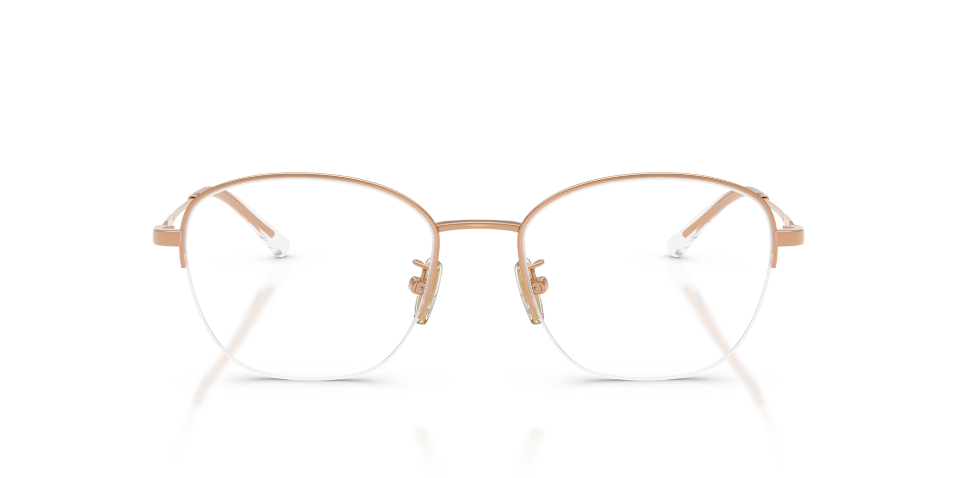 VO4357D Rose Gold MetalEyeglass Frames for Glasses Direct, Front View