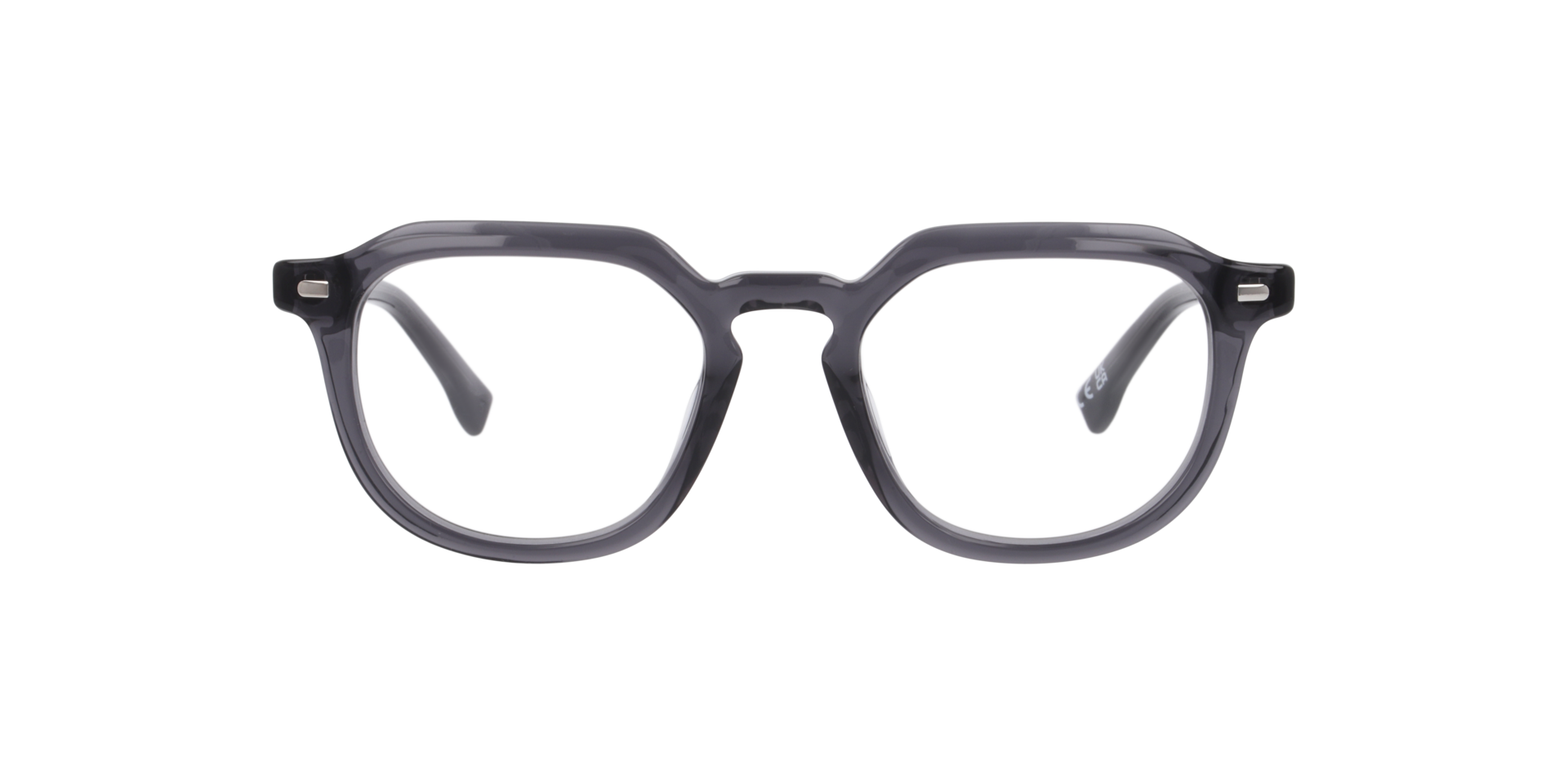 Malachi Crystal Dark Grey AcetateEyeglass Frames for Glasses Direct, Front View