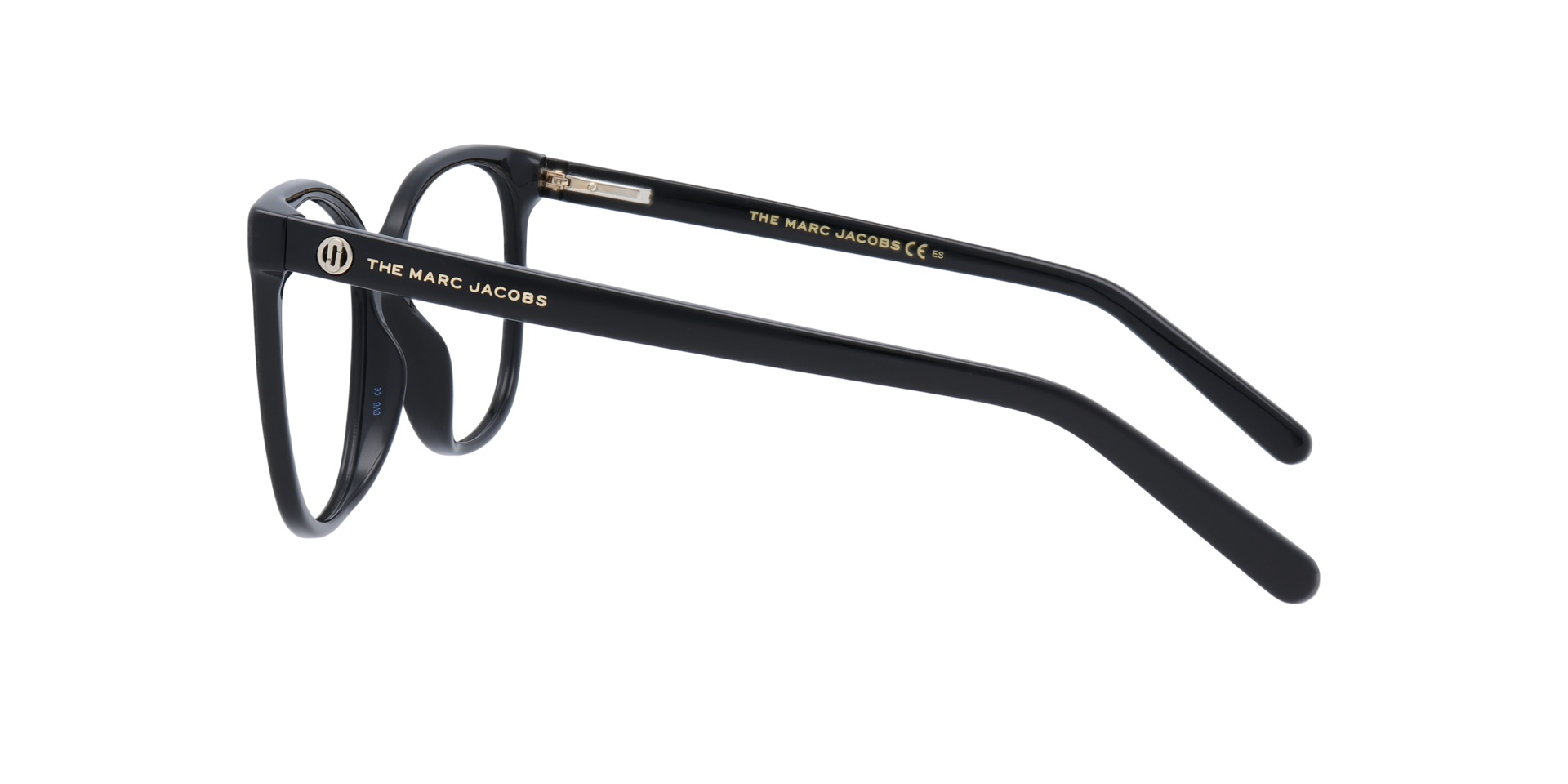 MARC 540 Black AcetateEyeglass Frames for Glasses Direct, Side View