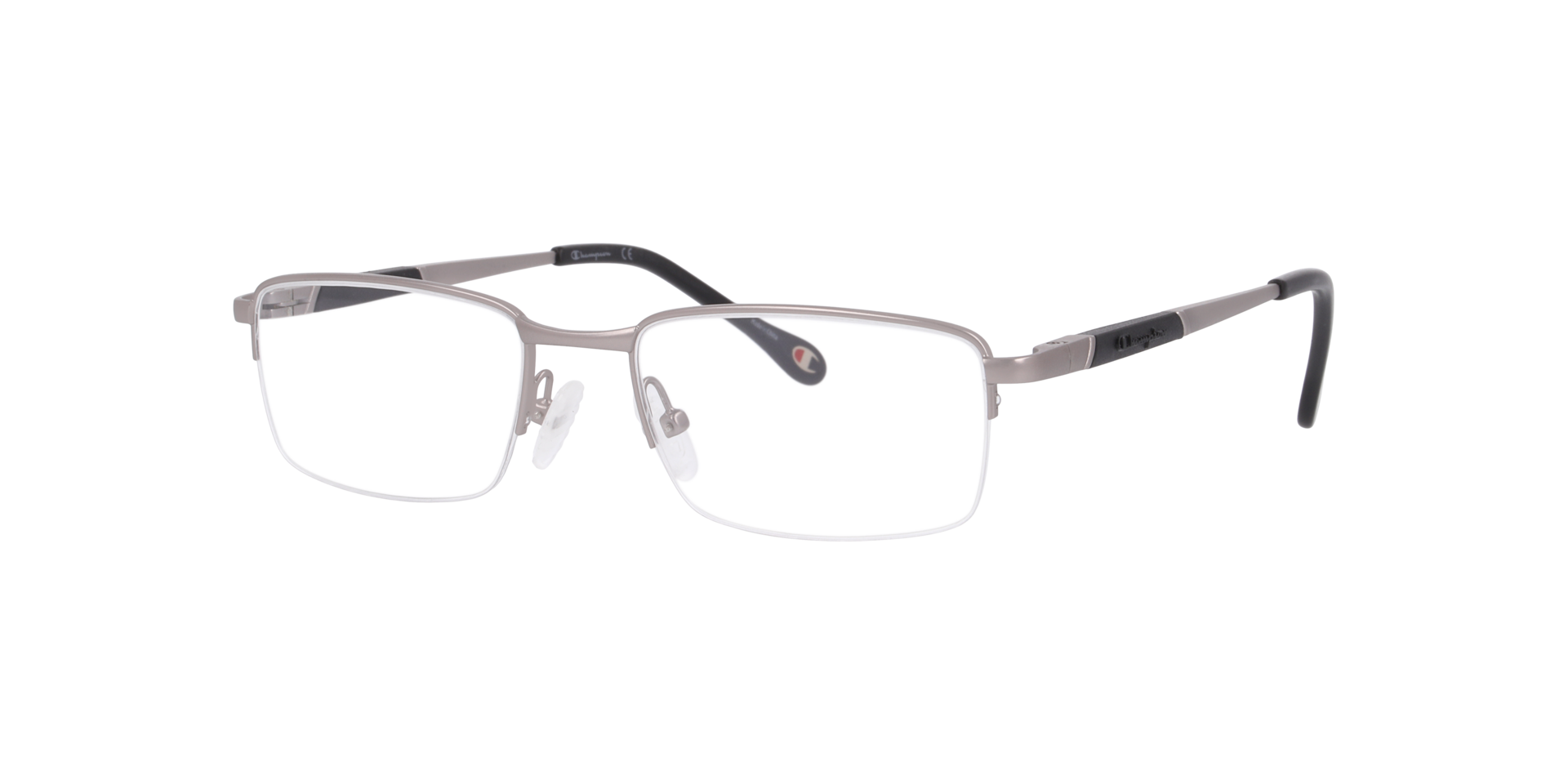 Cu1016 Gunmetal MetalEyeglass Frames for Glasses Direct, Angle View