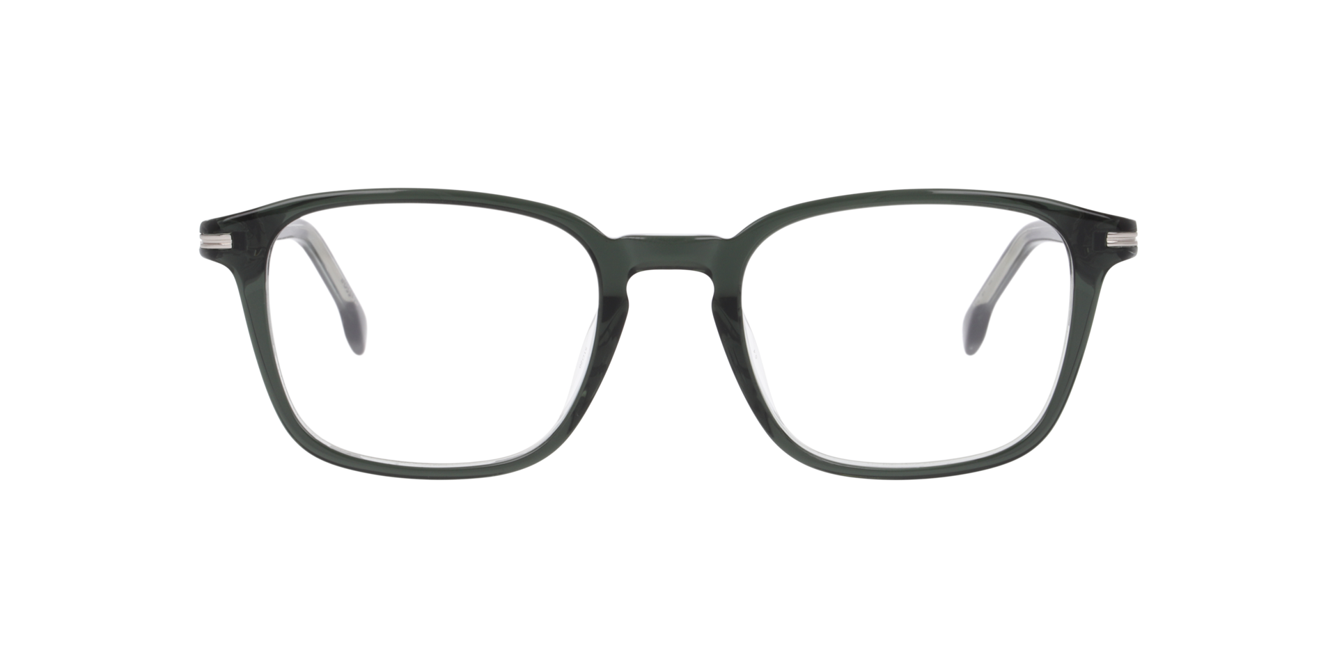 BOSS 1848/G Green AcetateEyeglass Frames for Glasses Direct, Front View