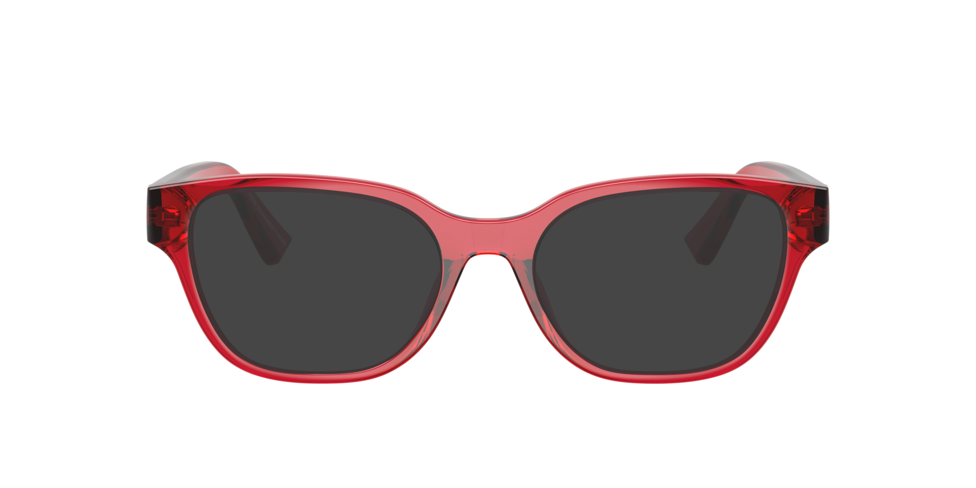 AX3134U Transparent Cherry PlasticEyeglass Frames for Glasses Direct, with Tinted Lenses