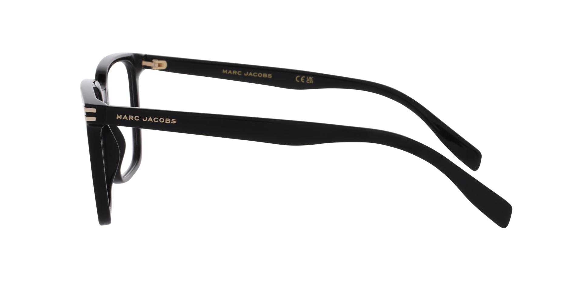 Marc 915 Black AcetateEyeglass Frames for Glasses Direct, Side View