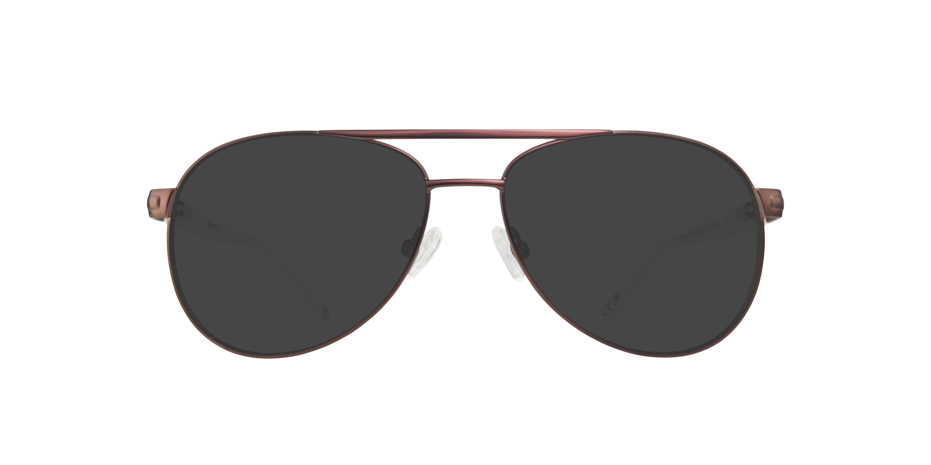 Jenson Matte Brown MetalEyeglass Frames for Glasses Direct, with Tinted Lenses