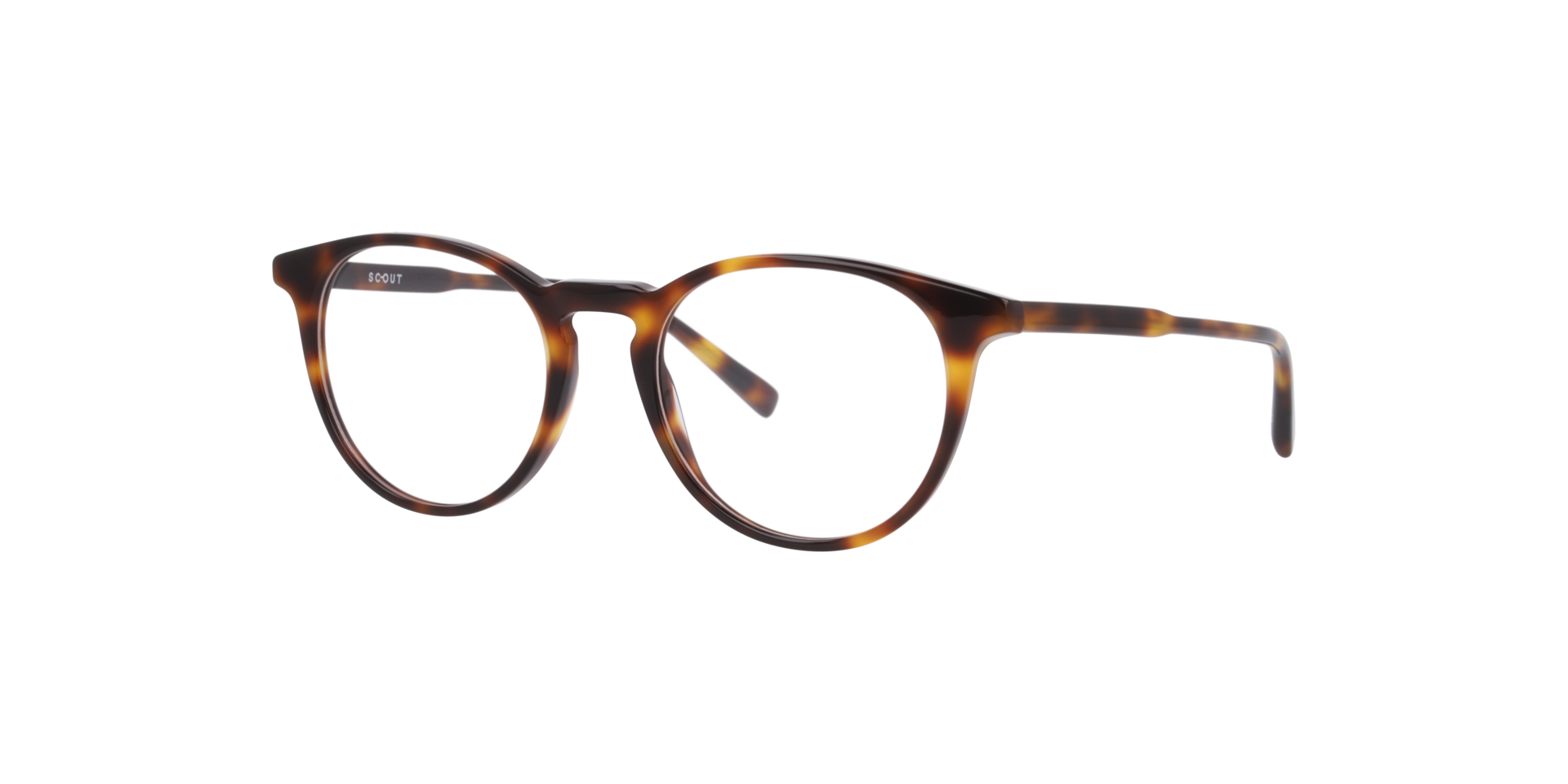 Madison Havana Brown AcetateEyeglass Frames for Glasses Direct, Angle View