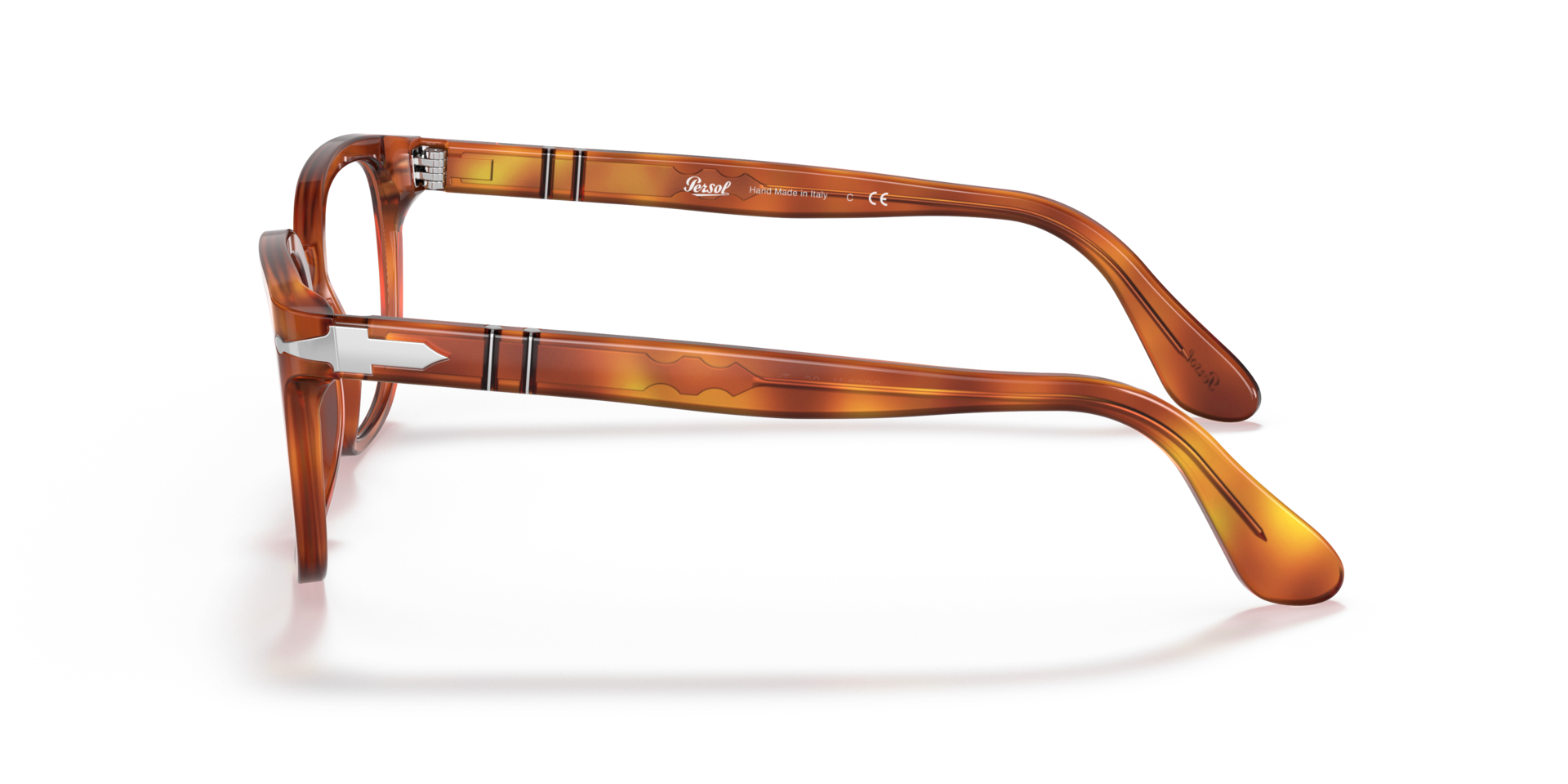 PO3263V Terra Di Siena AcetateEyeglass Frames for Glasses Direct, Side View