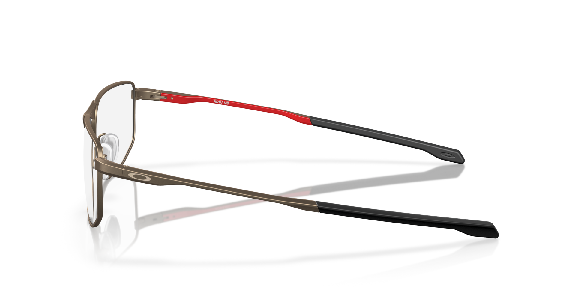 Addams Pewter MetalEyeglass Frames for Glasses Direct, Side View