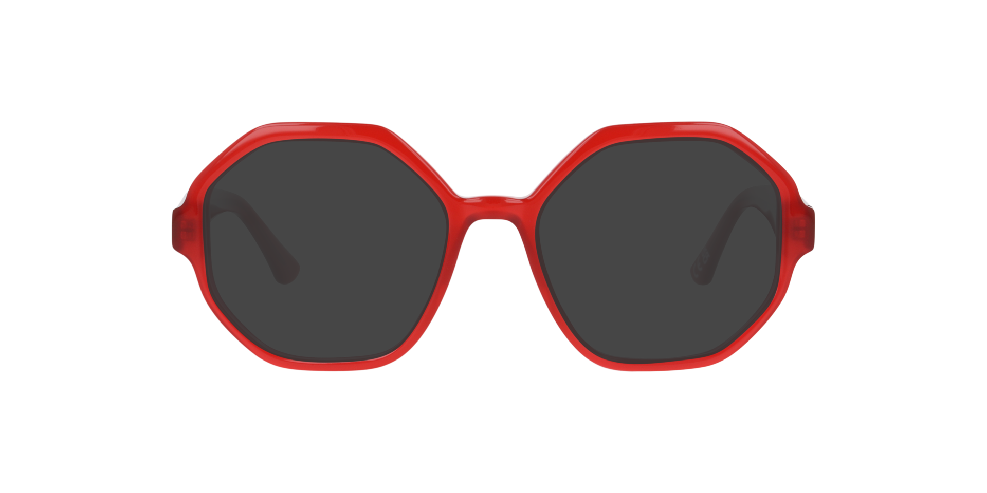 Mabel Milky Red AcetateEyeglass Frames for Glasses Direct, with Tinted Lenses