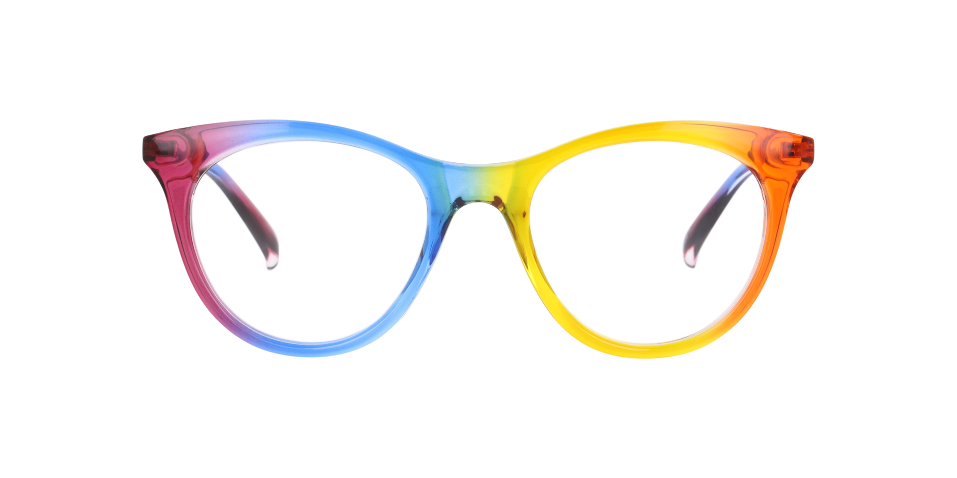 Now Rainbow PlasticEyeglass Frames for Glasses Direct, Front View