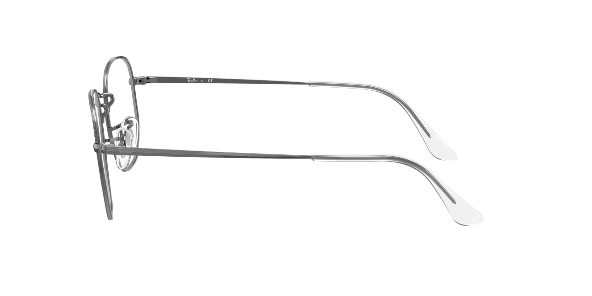 RB6448 Gunmetal MetalEyeglass Frames for Glasses Direct, Side View