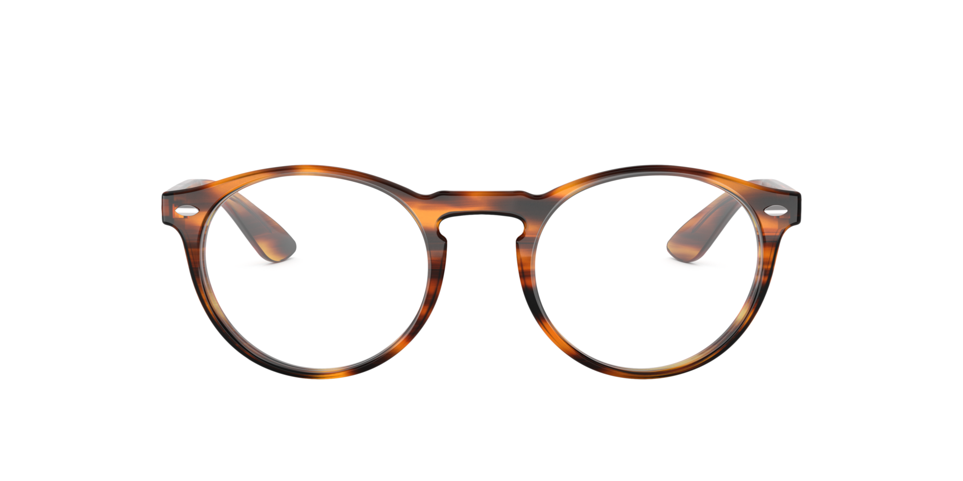 RB5283 Striped Havana AcetateEyeglass Frames for Glasses Direct, Front View
