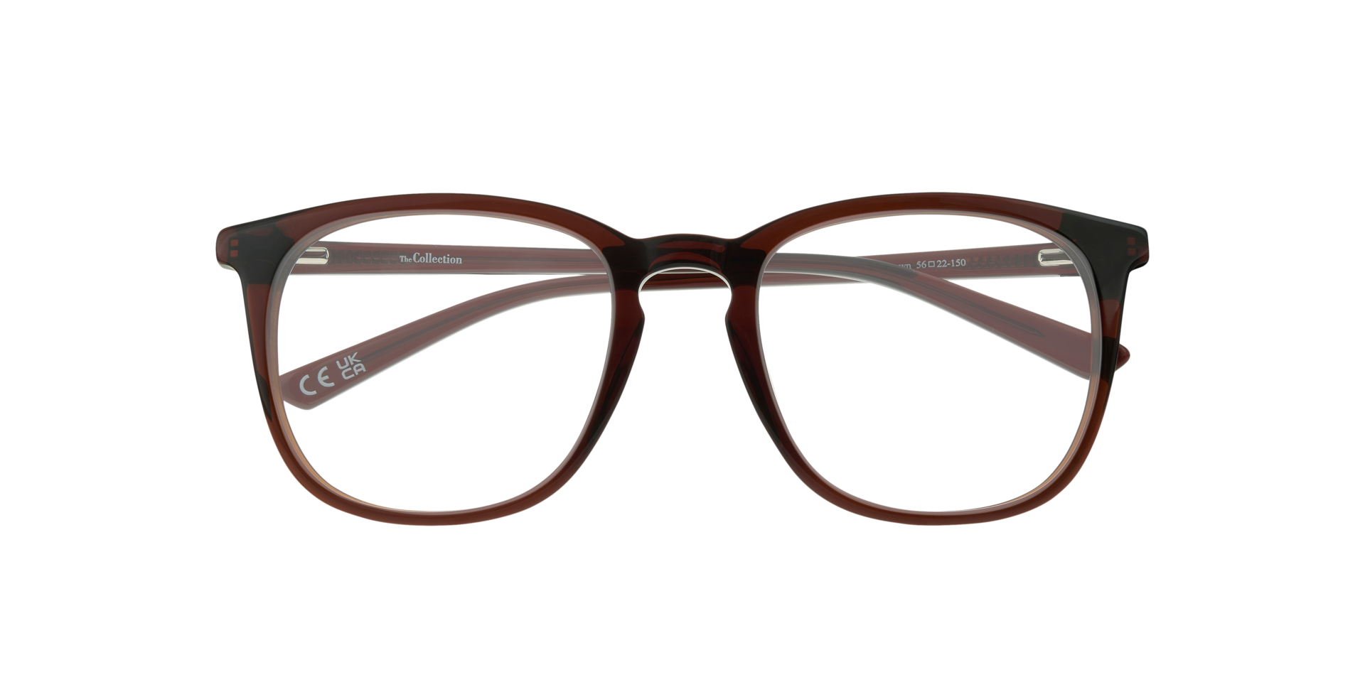 Lawson Shiny Brown AcetateEyeglass Frames for Glasses Direct, Closed View