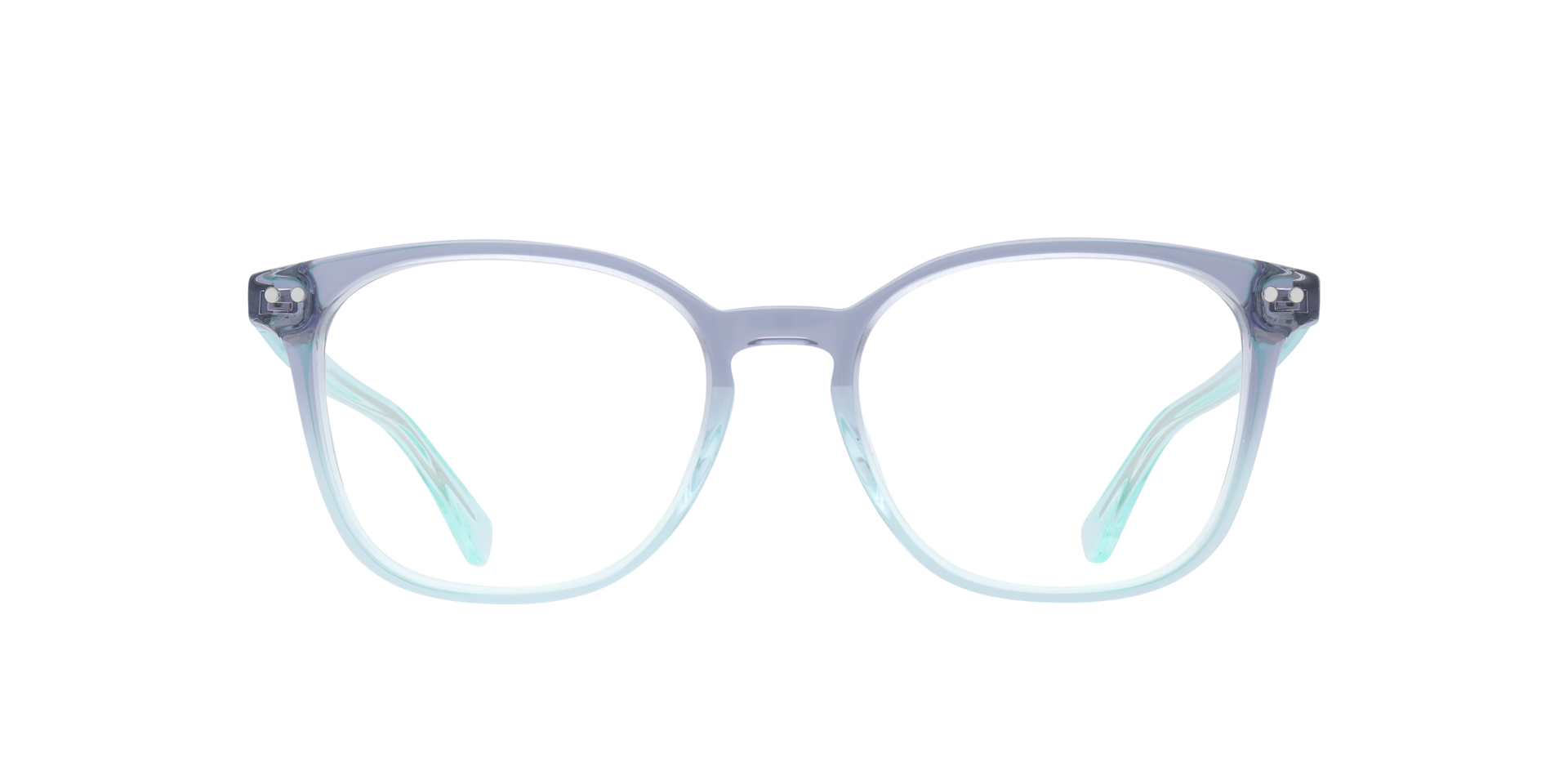 Hermione/G Light Blue AcetateEyeglass Frames for Glasses Direct, Front View