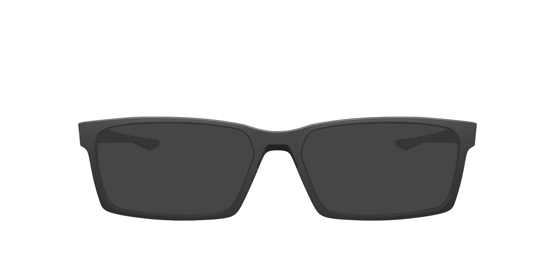 Overhead Satin Black PlasticEyeglass Frames for Glasses Direct, with Tinted Lenses