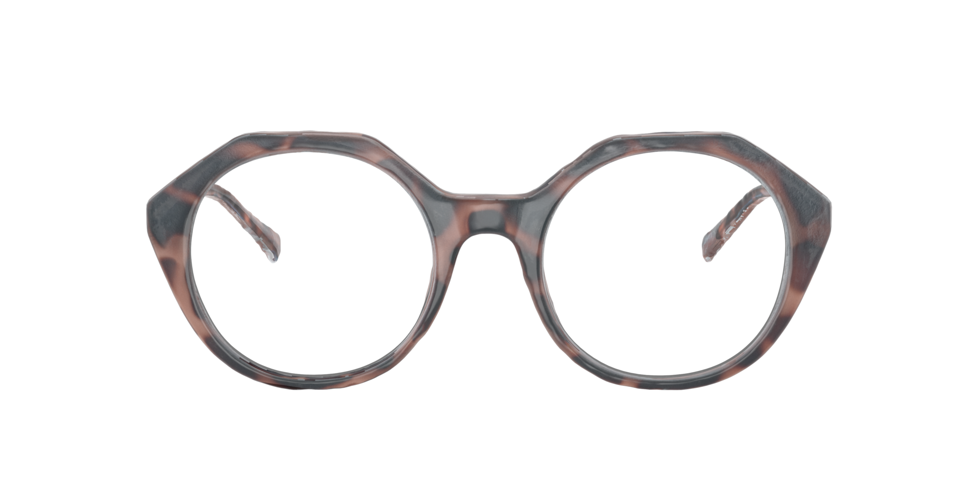 Maria Havana Brown PlasticEyeglass Frames for Glasses Direct, Front View