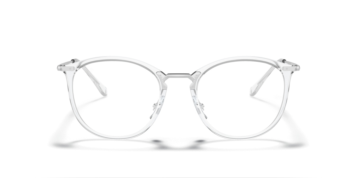Ray-Ban Women's Transparent Phantos Plastic Eyeglasses Online - Full Rim - Rb7140