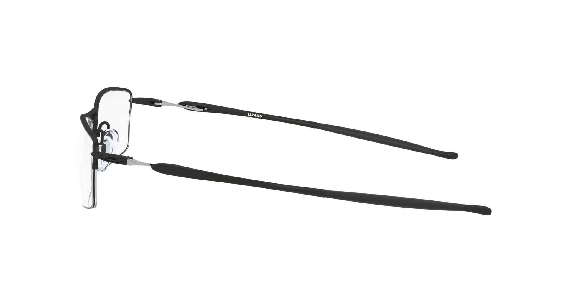 Lizard™ Satin Black TitaniumEyeglass Frames for Glasses Direct, Side View