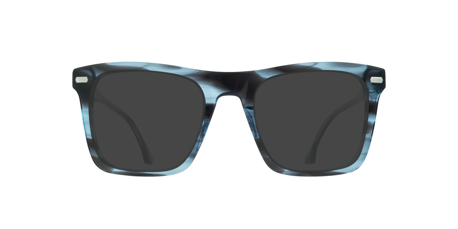Jagger Blue Horn AcetateEyeglass Frames for Glasses Direct, with Tinted Lenses