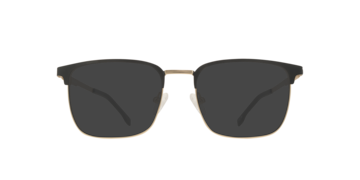 Black/Gold Lock -  Metal Sunglasses