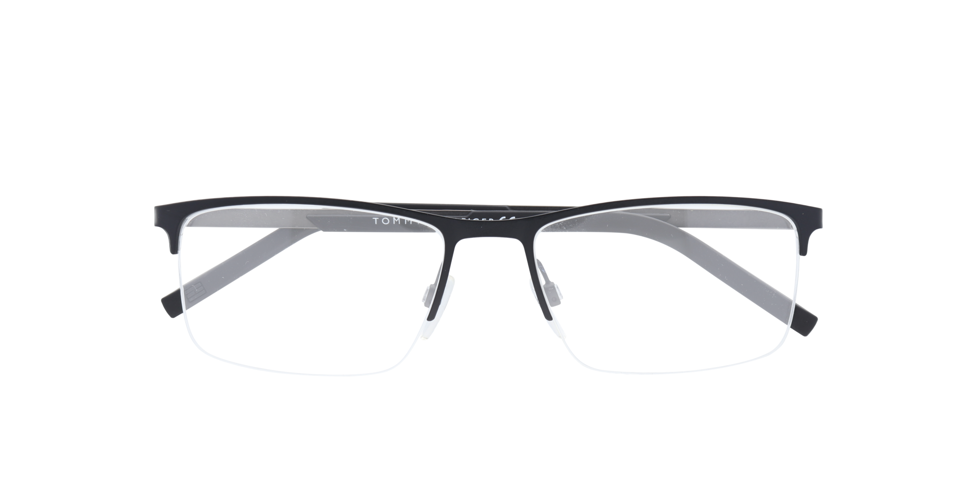 TH 1692 Black Silver MetalEyeglass Frames for Glasses Direct, Closed View