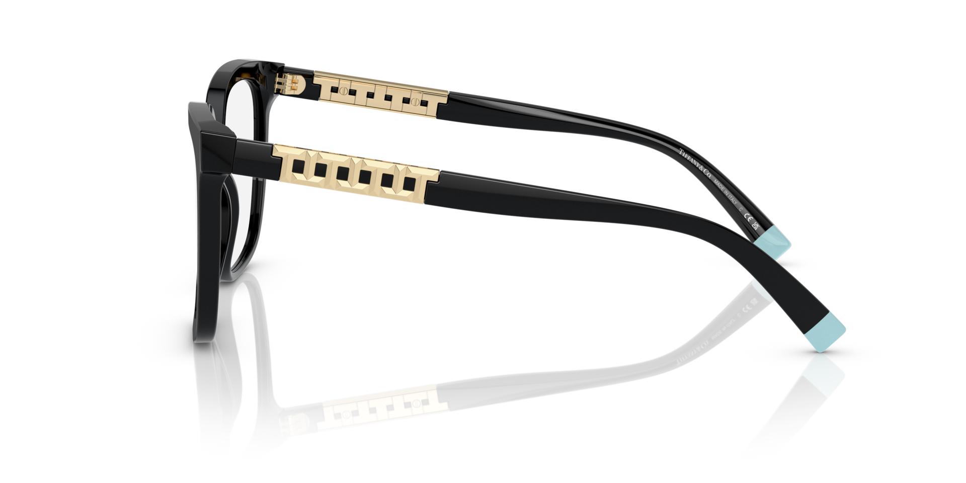 TF2227 Black AcetateEyeglass Frames for Glasses Direct, Side View