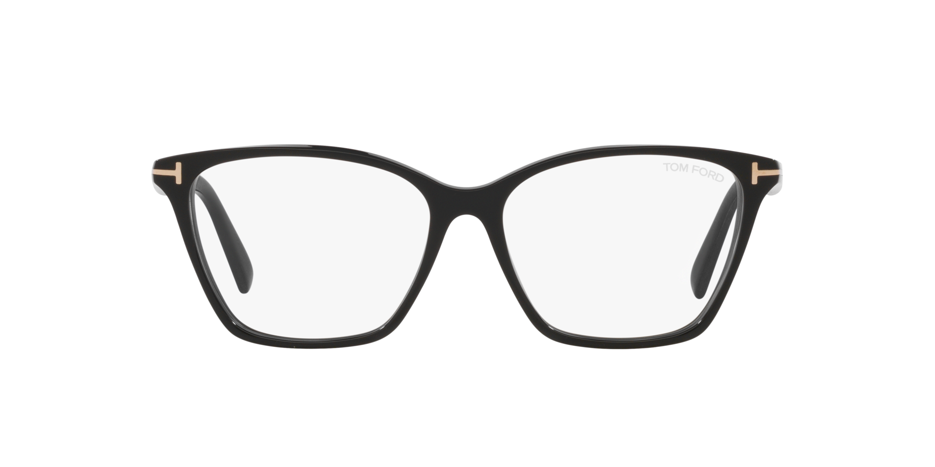 FT5949-B Black Shiny AcetateEyeglass Frames for Glasses Direct, Front View