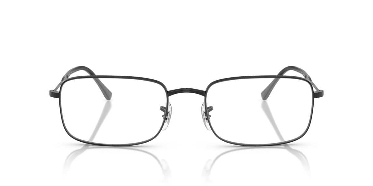Ray-Ban Unisex Black Irregular Metal Eyeglasses Online - Full Rim - Rb3746v