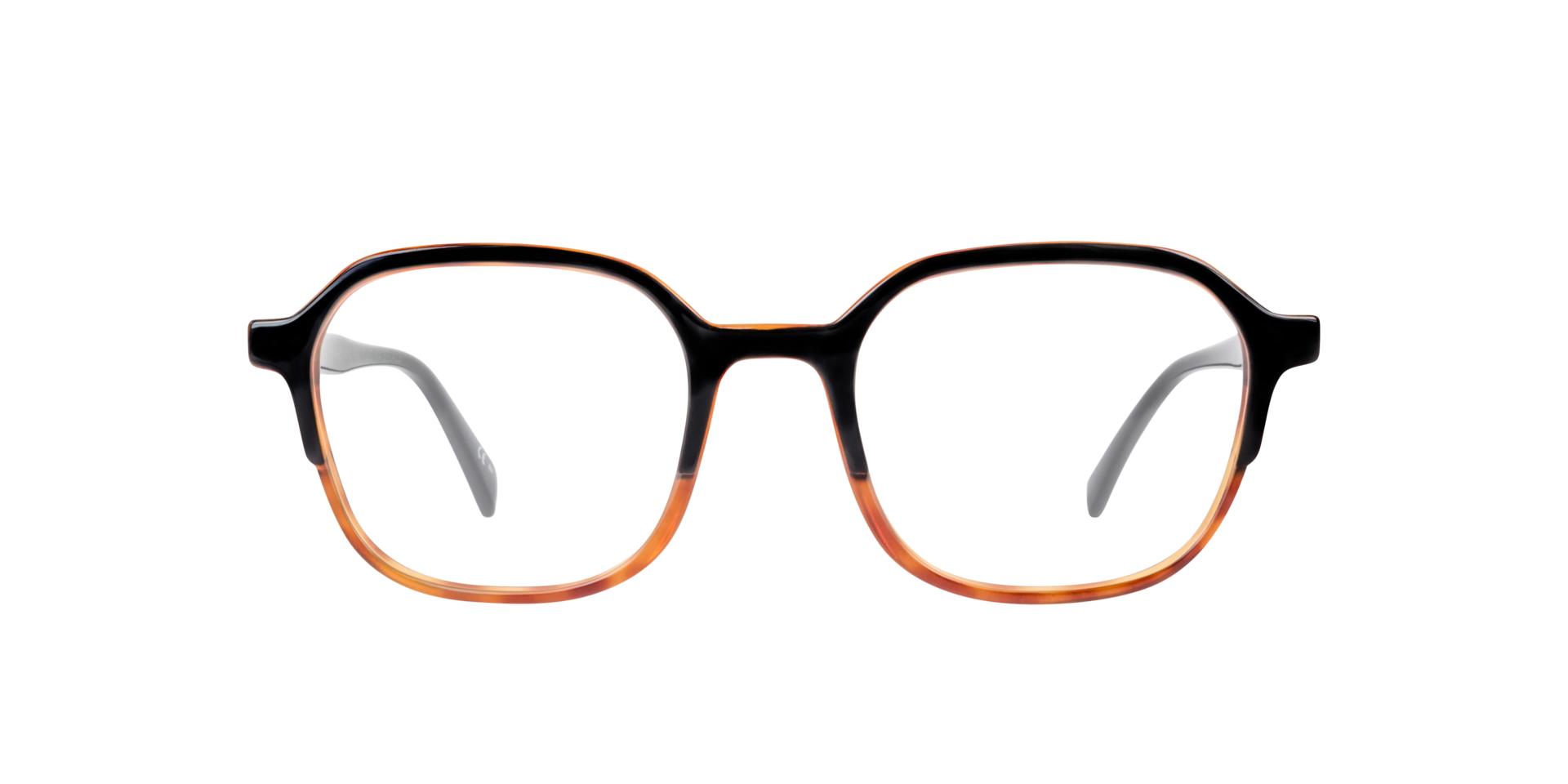 LV 5043 Tortoise Black PlasticEyeglass Frames for Glasses Direct, Front View