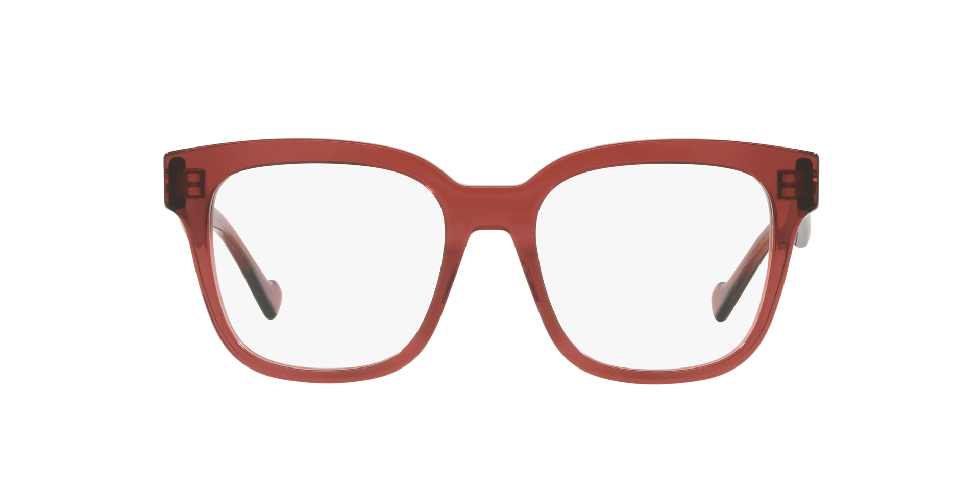 GG0958O Burgundy AcetateEyeglass Frames for Glasses Direct, Front View