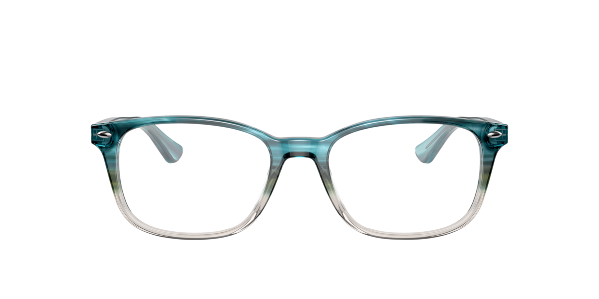 Ray-Ban Unisex Havana Square Acetate Eyeglasses Online - Full Rim - Rb5375 - Image 1