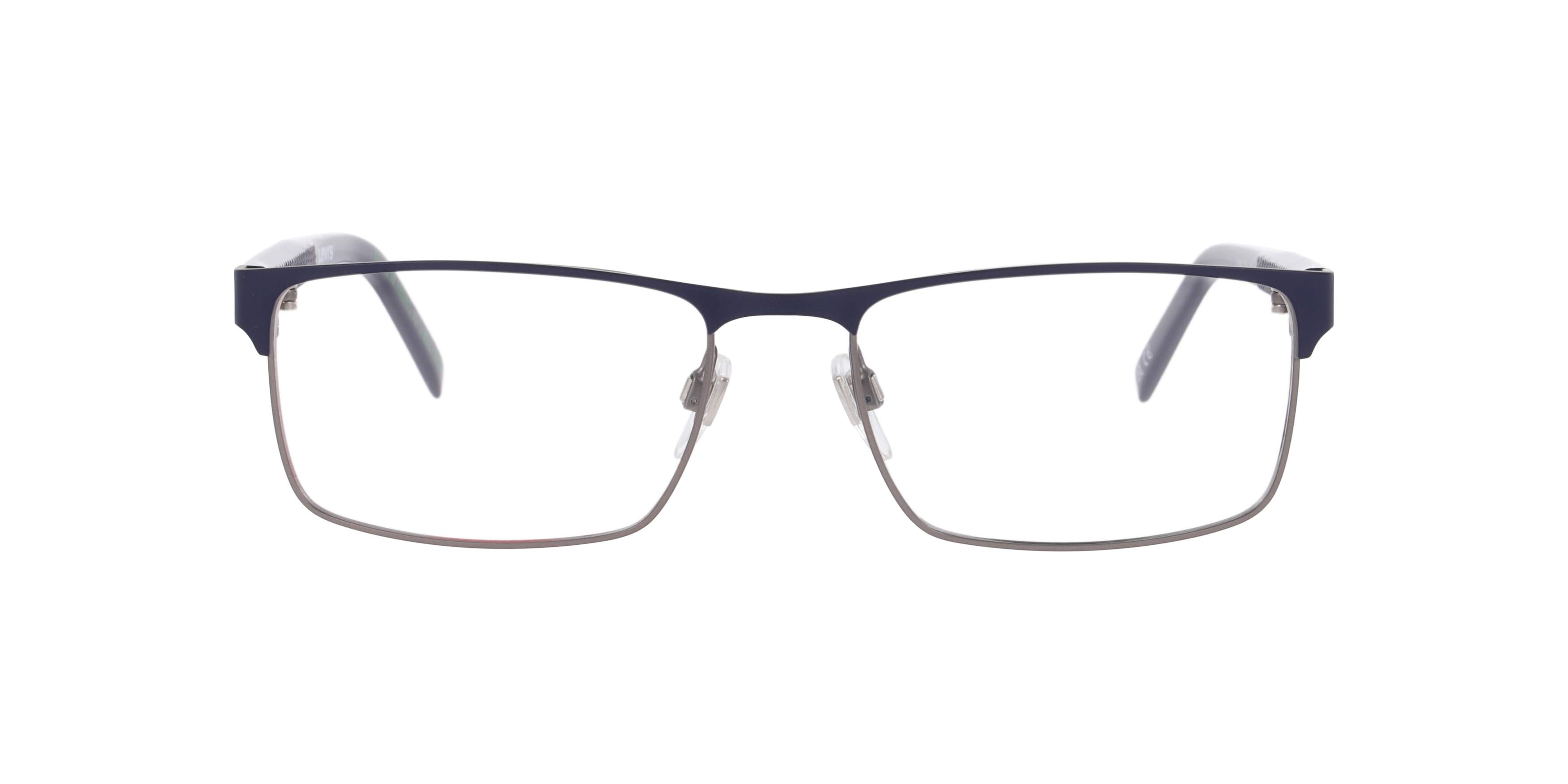 LV 5092 Blue MetalEyeglass Frames for Glasses Direct, Front View